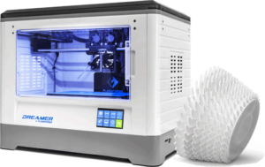 dhs dreamer 3d printer volume construction